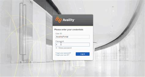 availity log in support